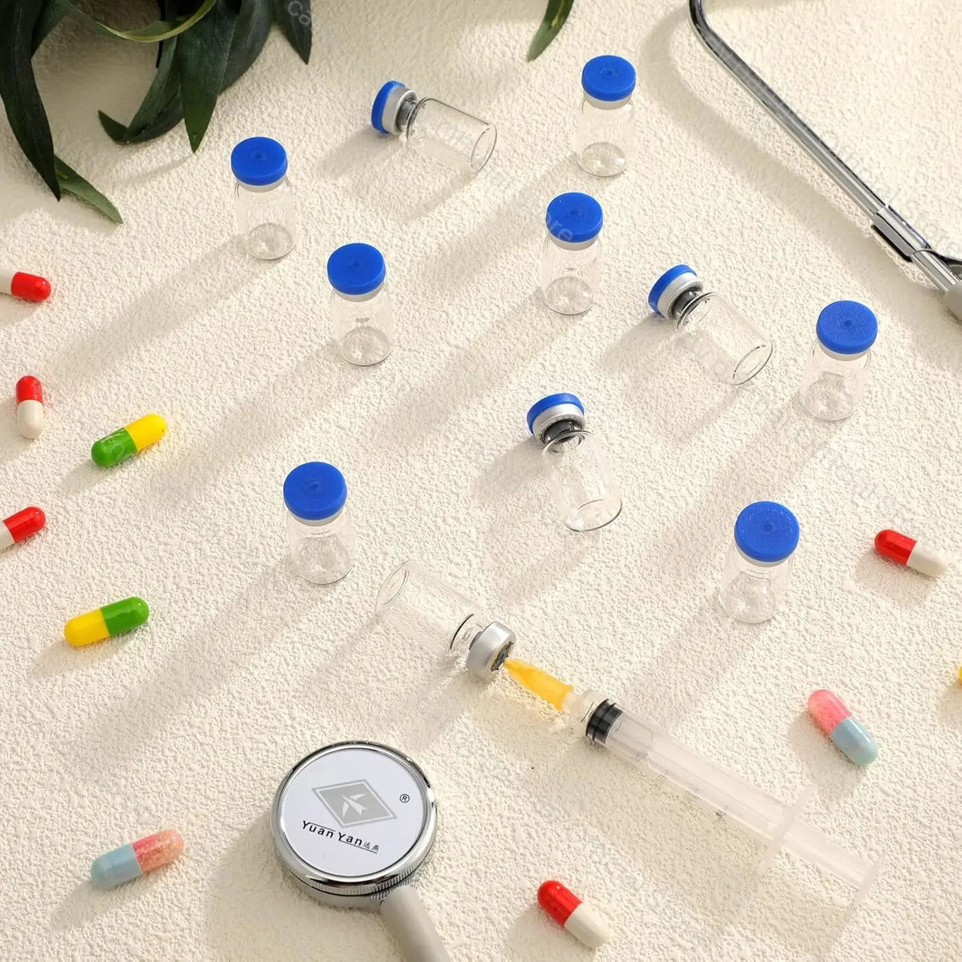 Sterile Glass Vials 3ml — 100 Pack view 3