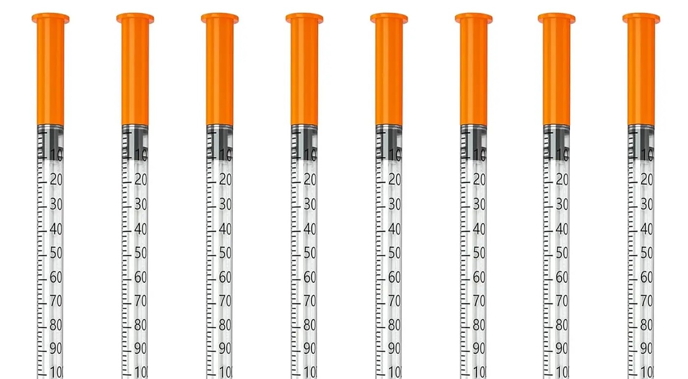 Precision Lab Syringes 1ml — 100 Pack