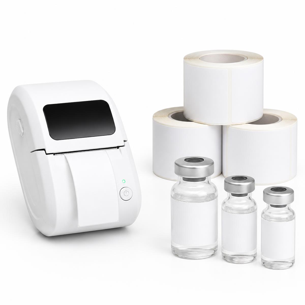 Bluetooth Thermal Label Printer — Inkless view 3