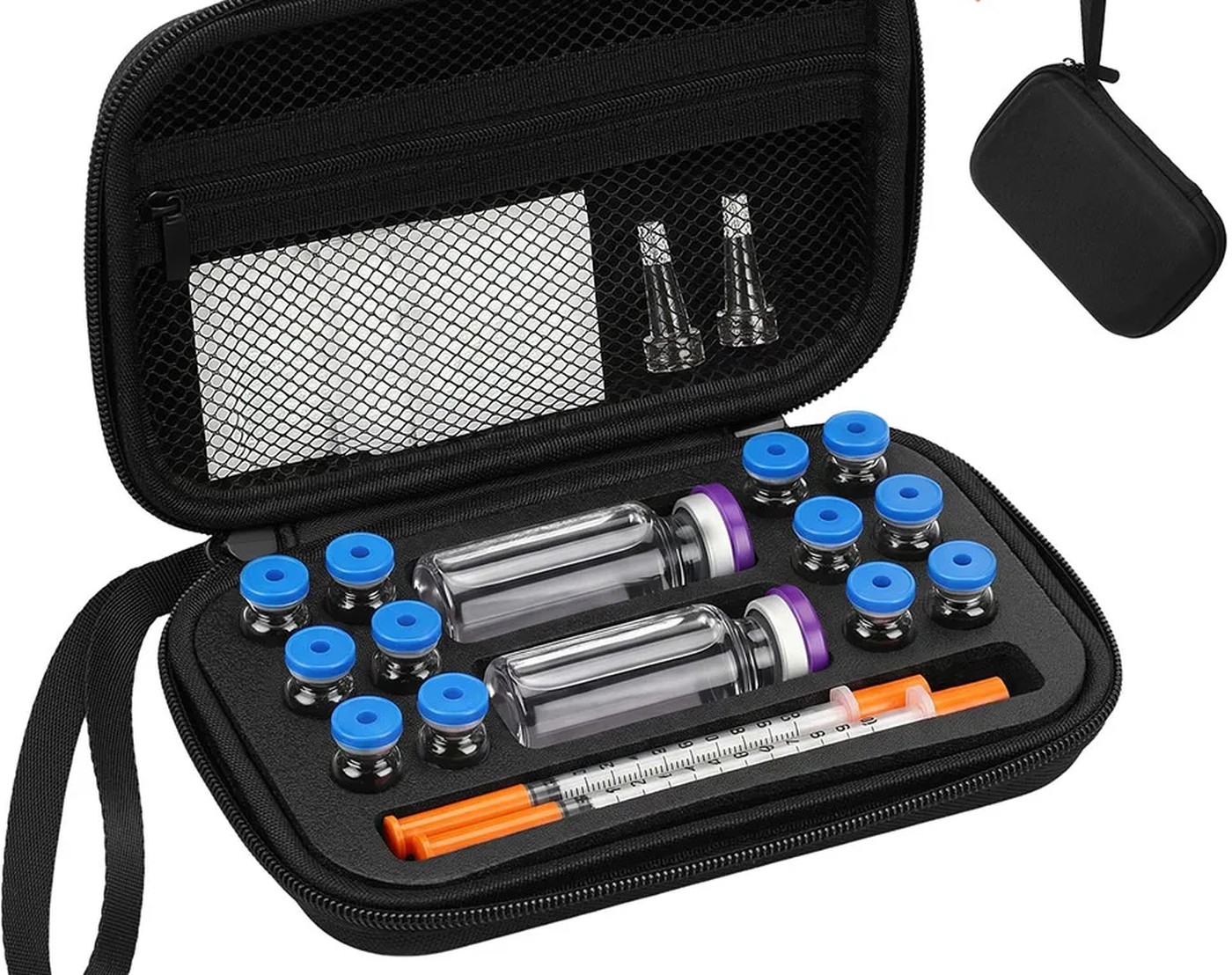 Peptide Hard-Shell Vial Case