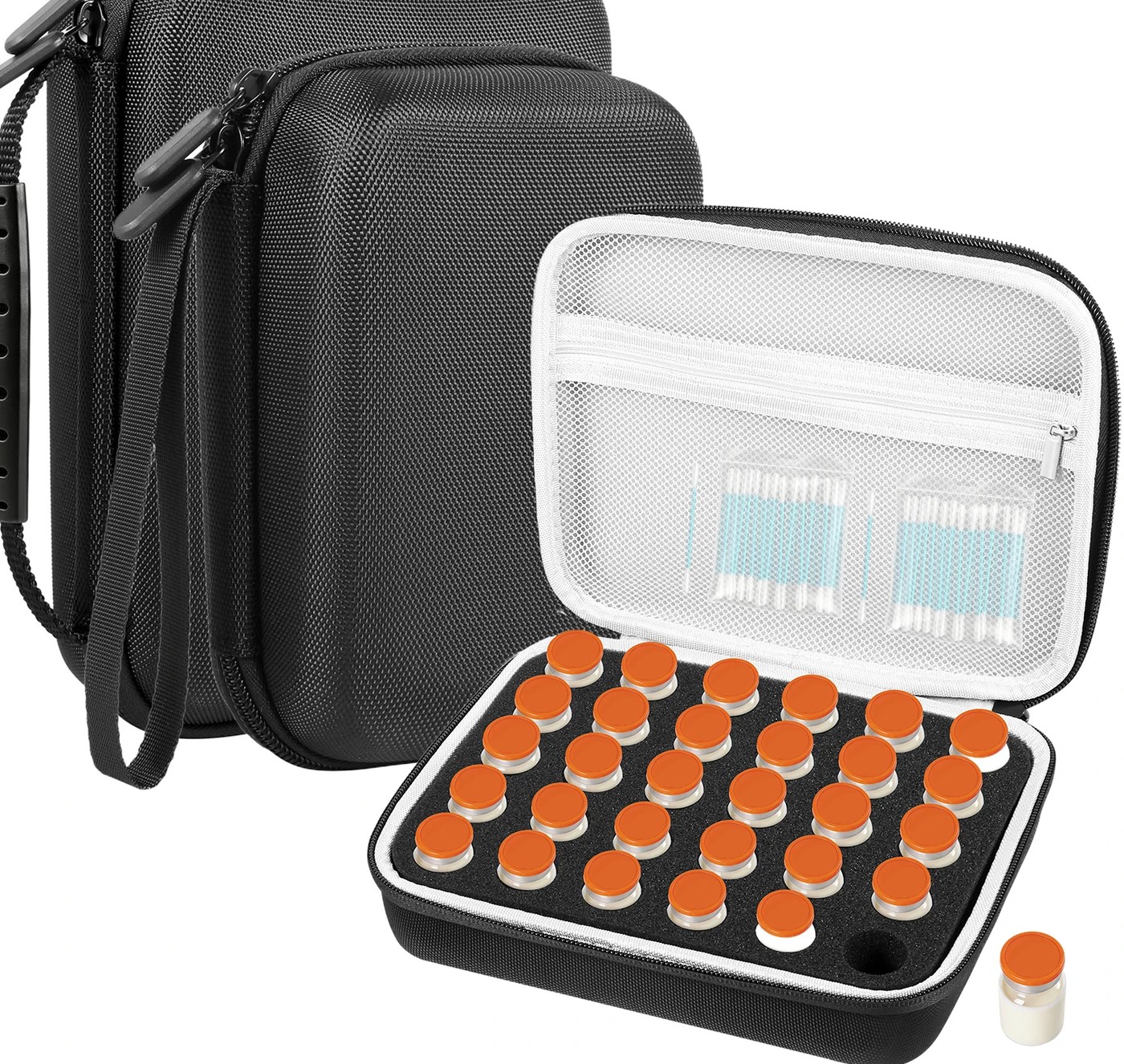 30-Slot EVA Zip Vial Case