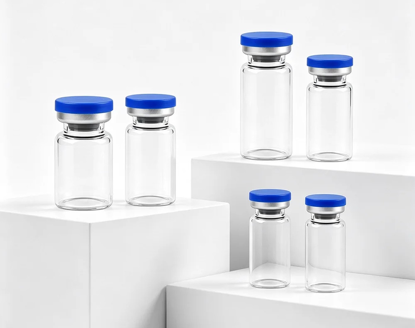 Multi-Size Sterile Glass Vials — 2ml to 10ml