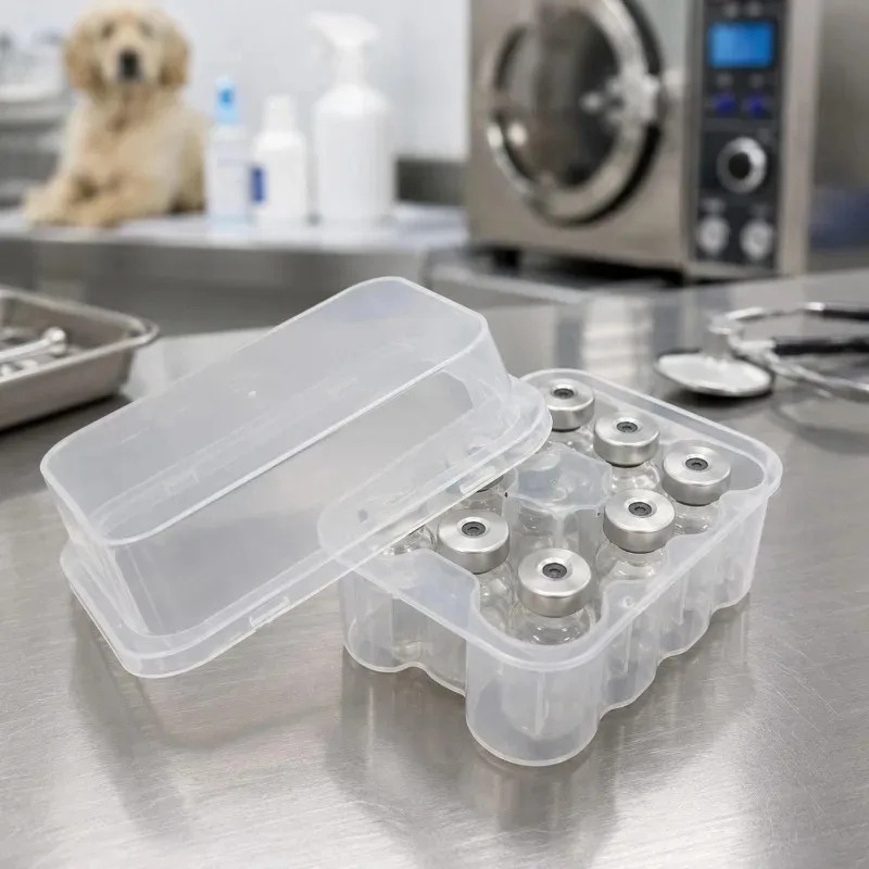 10-Slot Clear Vial Box view 2