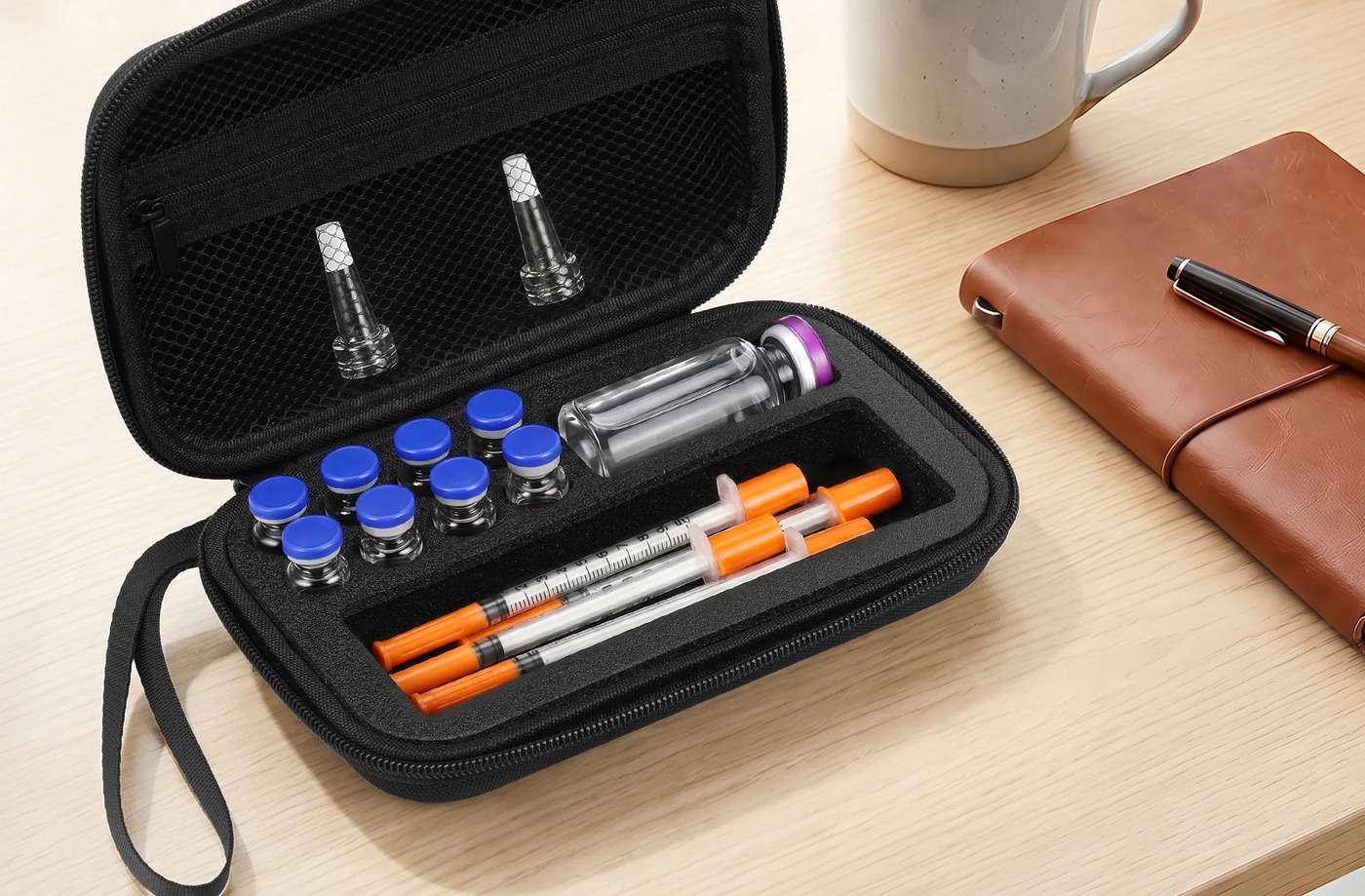 Vial & Syringe EVA Travel Case view 2
